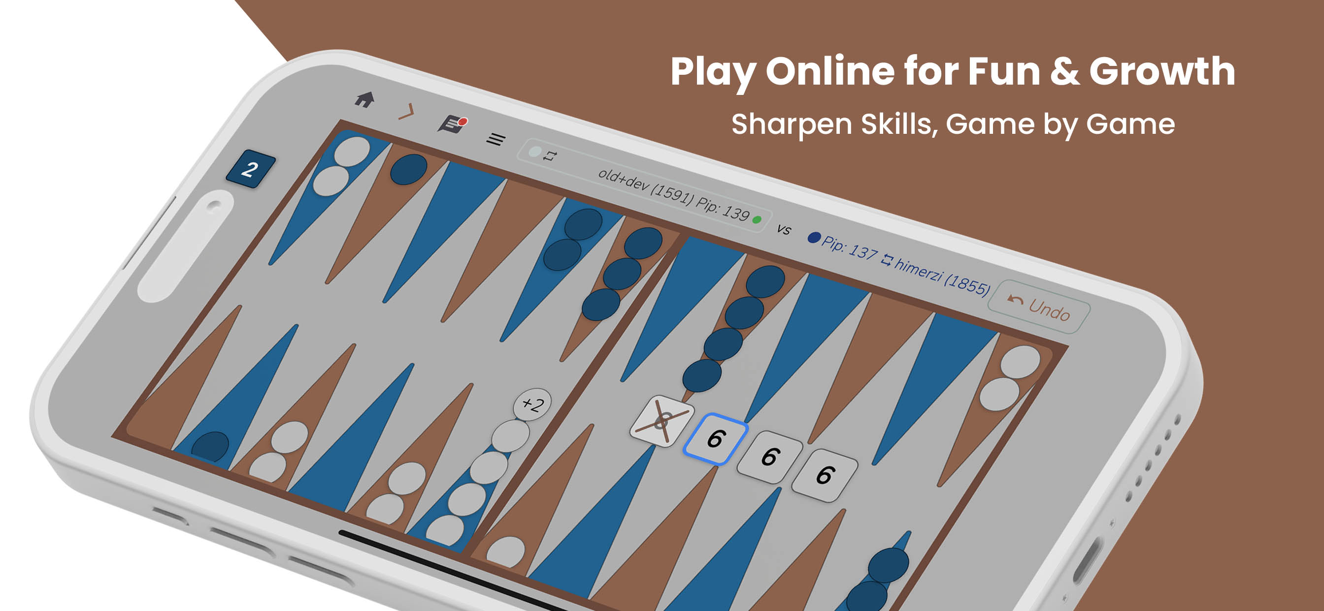 GoGoGammon App Screenshot